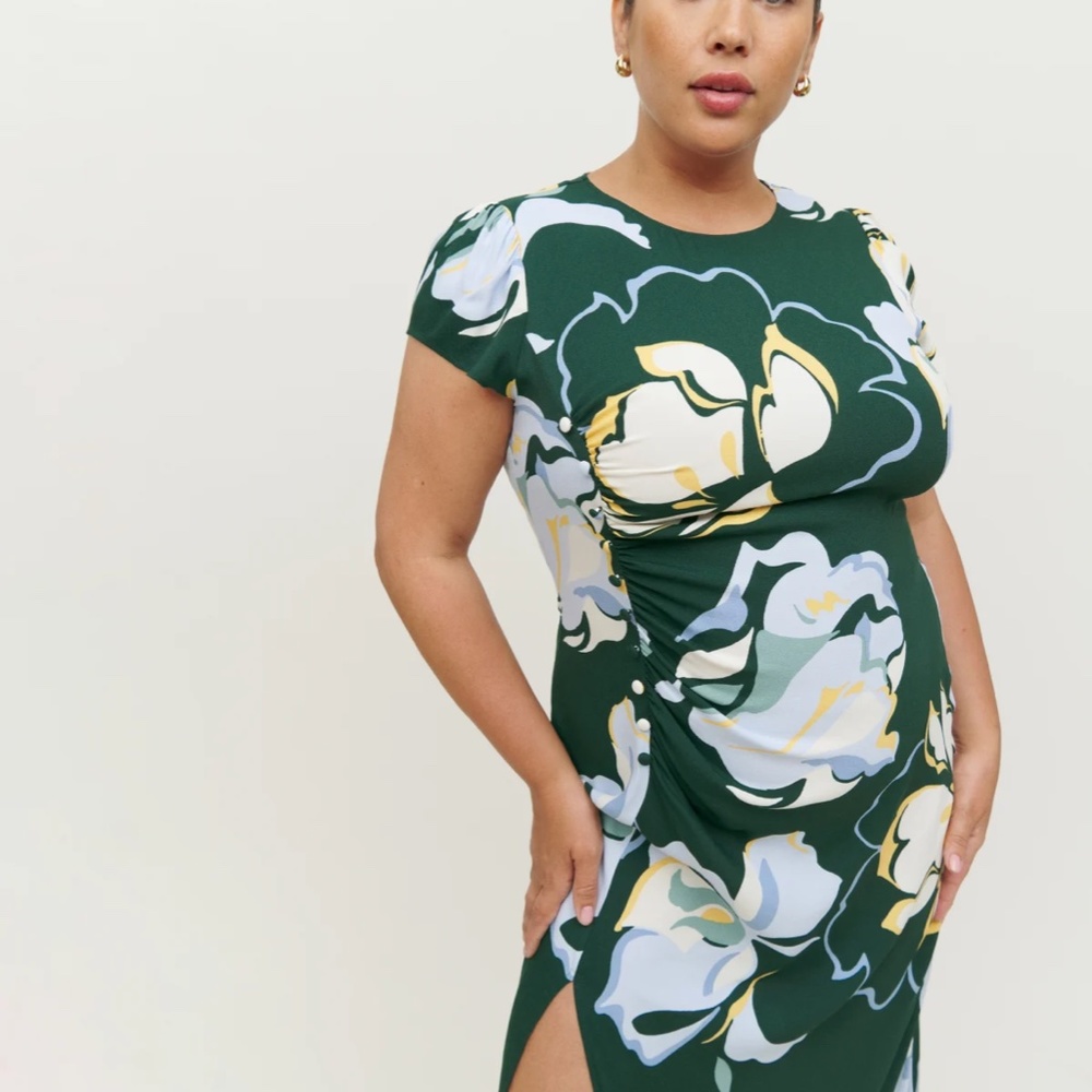 Reformation_Frasier Dress Es in Lyra_Green Floral